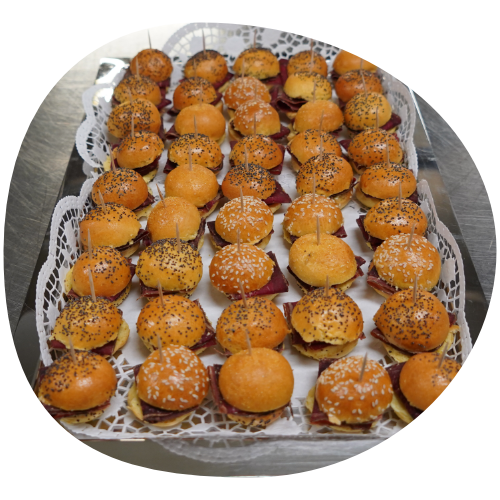 Mini-burgers gourmands