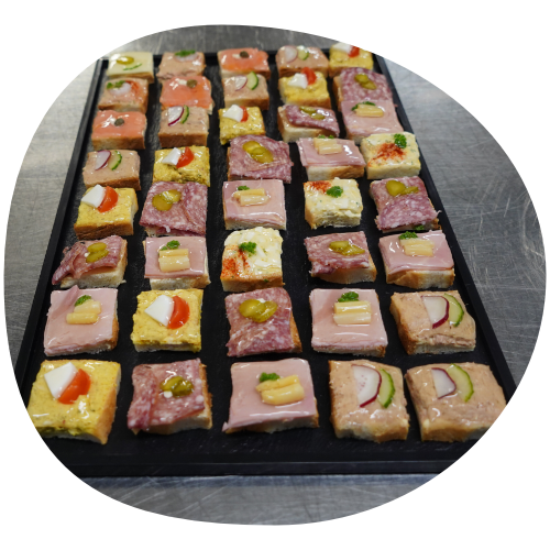 Mini-toasts gourmands