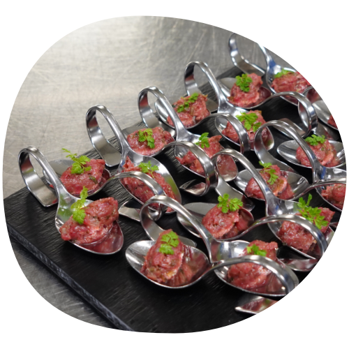 Tartare en cuillères